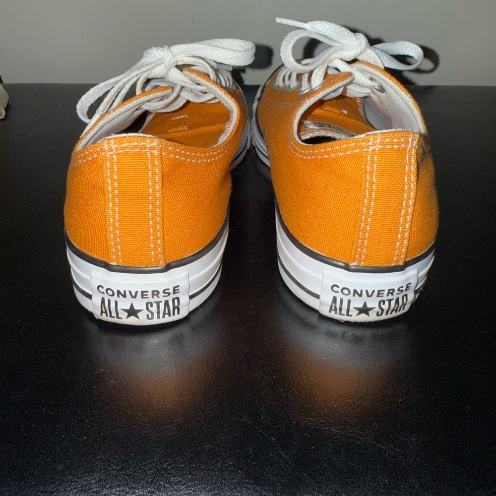 “SOLD” Women Converse Golden Orange All Star Sneakers - Picture 4 of 11
